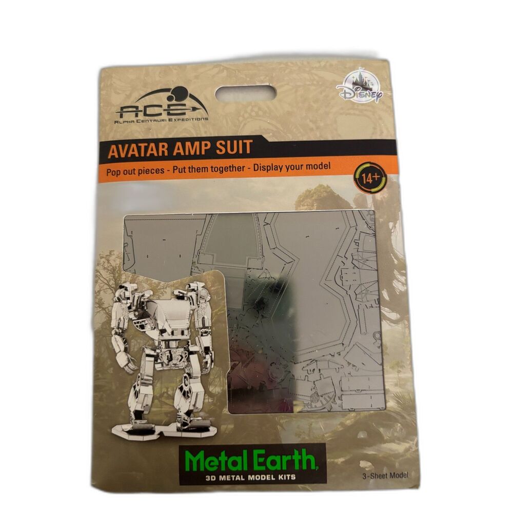 Disney Parks Avatar Amp Suit Metal Earth Model Kit 3D-New!